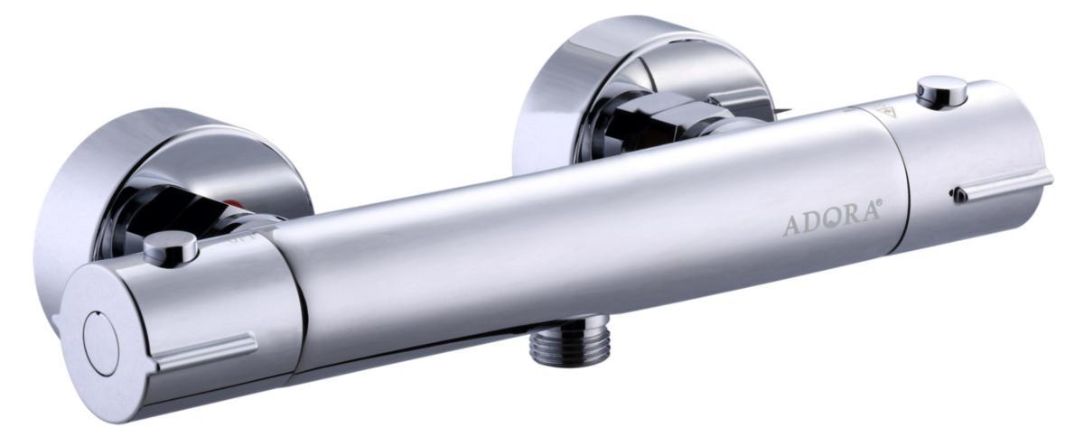 ADORA® Termostatarmatur, krom - ADORA Exigo down ½" gevind termostatarmatur ECO, krom